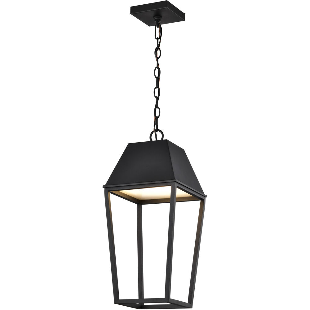 Nuvo Lighting Colt LED 9.5 Inch Matte Black Outdoor Hanging Light