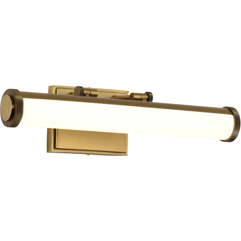 Nuvo Lighting Cora LED 18.25 Inch Vintage Brass Vanity Wall Light