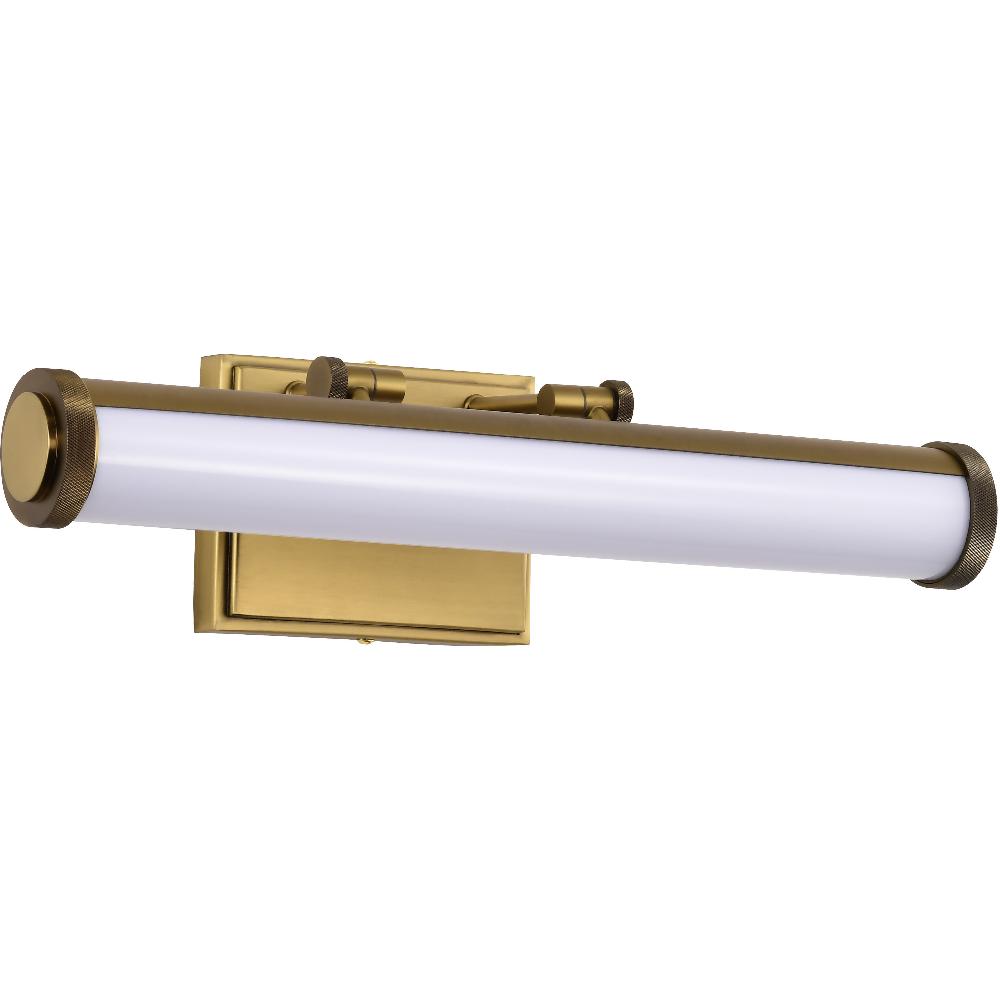 nuvo lighting Cora LED 18.25 inch Vintage Brass Vanity Wall Light
