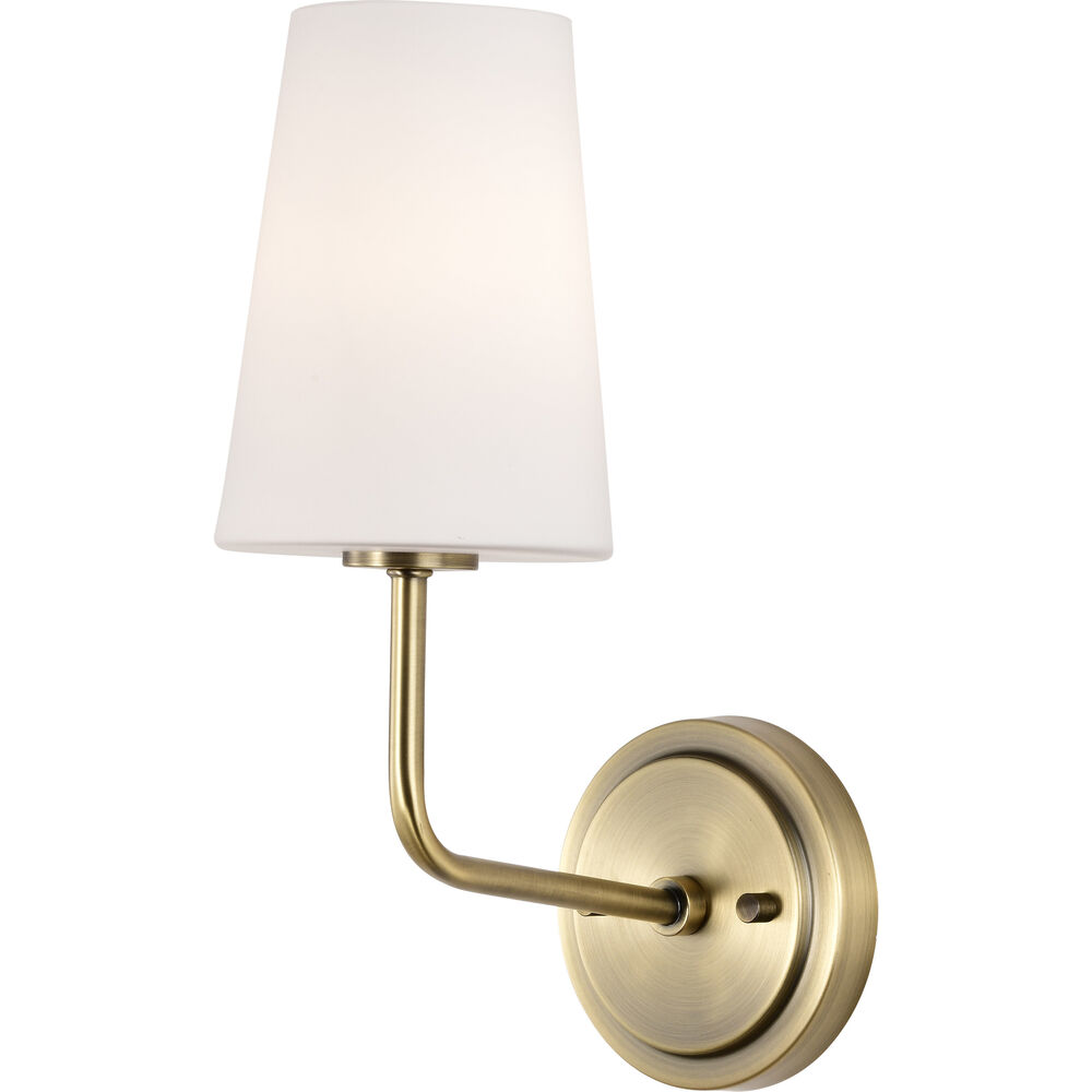 Nuvo Lighting Cordello 1 Light 5 Inch Vintage Brass Wall Sconce Wall Light