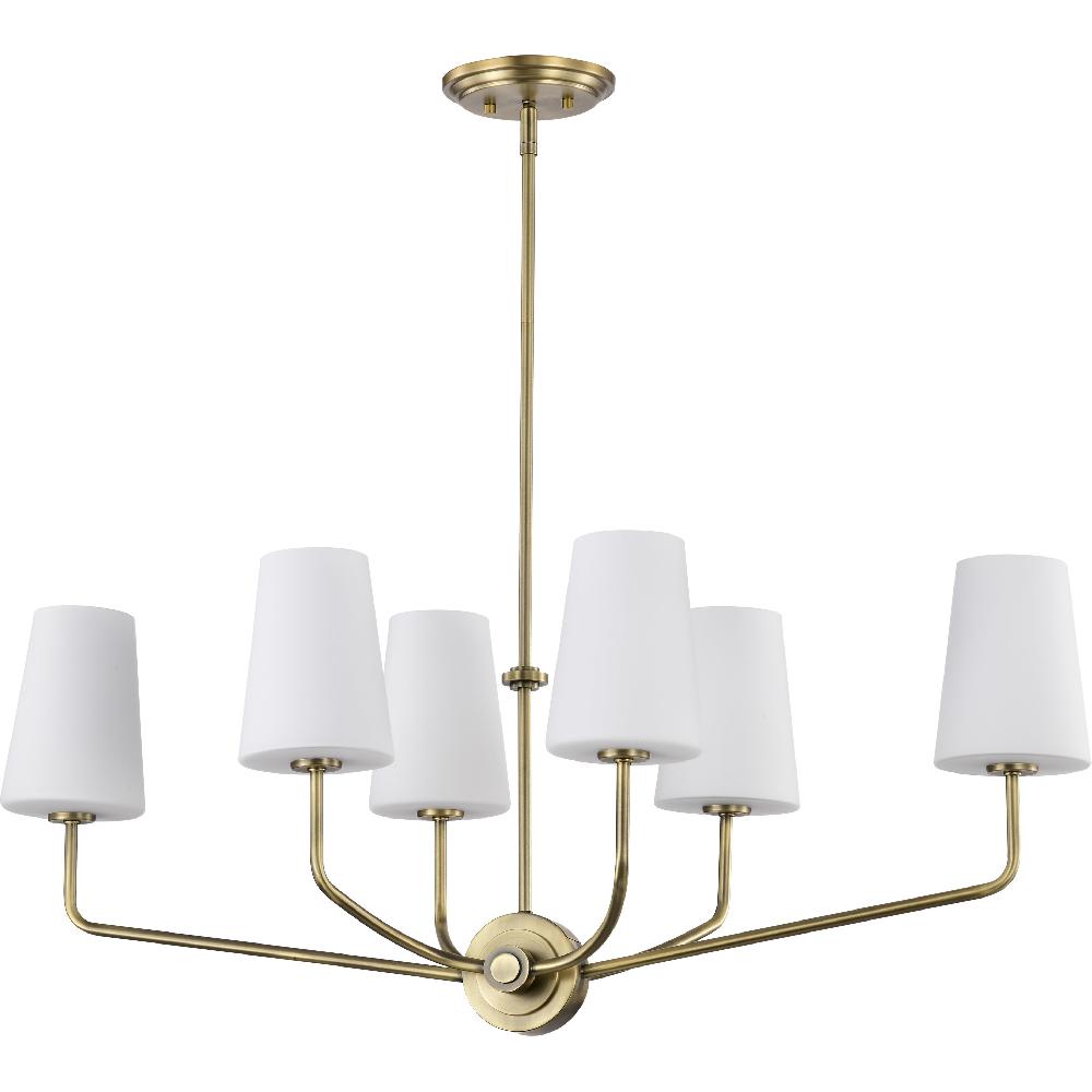 nuvo lighting Cordello 18 inch Vintage Brass Island Pendant Ceiling Light
