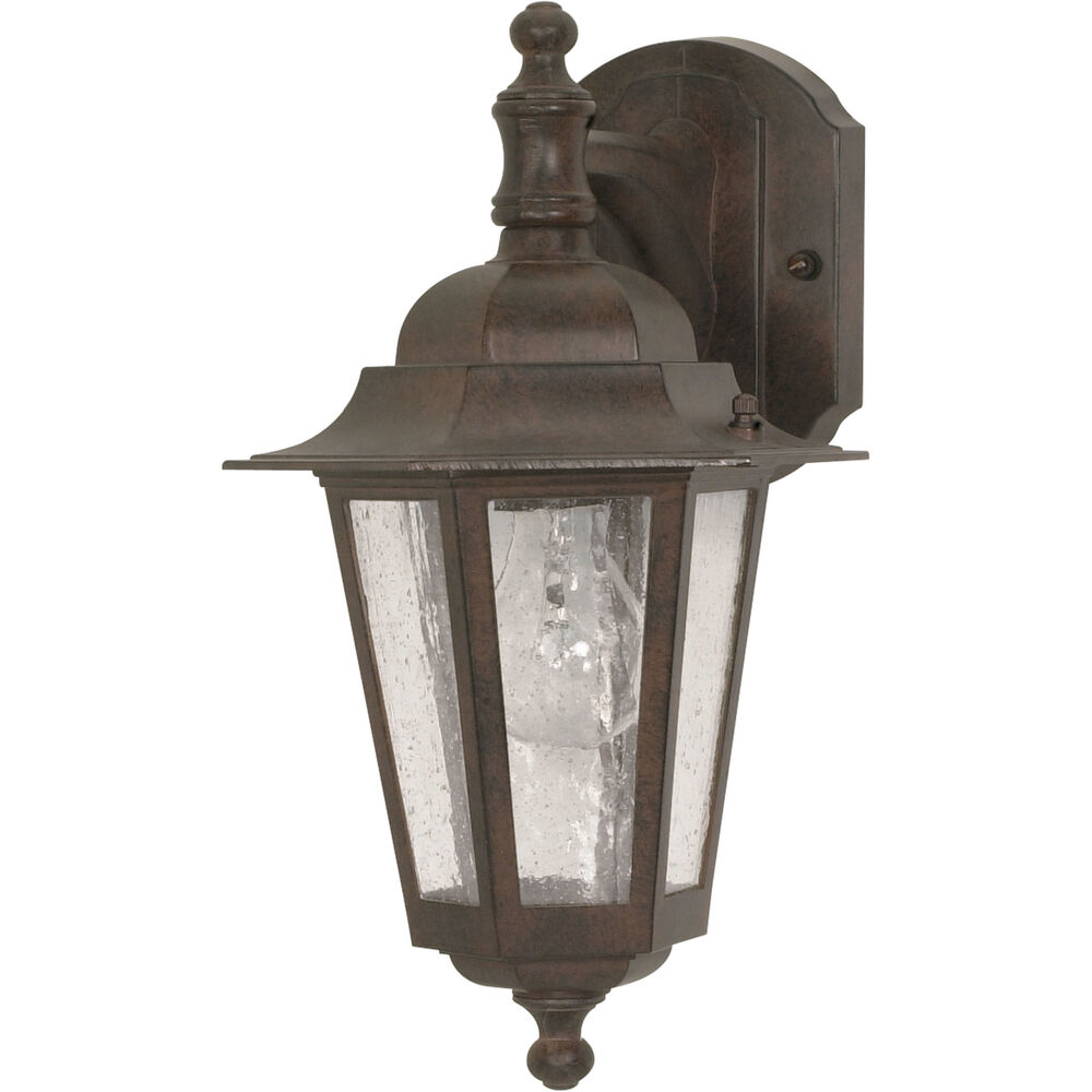 Nuvo Lighting Cornerstone 1 Light 13 Inch Old Bronze Outdoor Wall Lantern