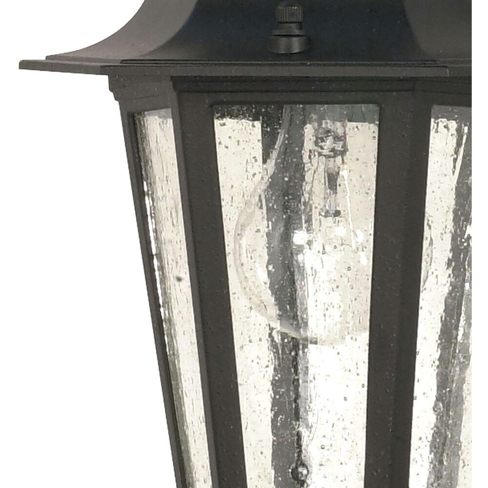 Nuvo Lighting Cornerstone 1 Light 7 Inch Textured Black Outdoor Hanging Lantern