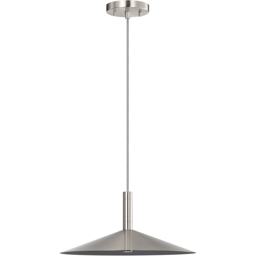Nuvo Lighting Corrine LED 14 Inch Brushed Nickel Pendant Ceiling Light