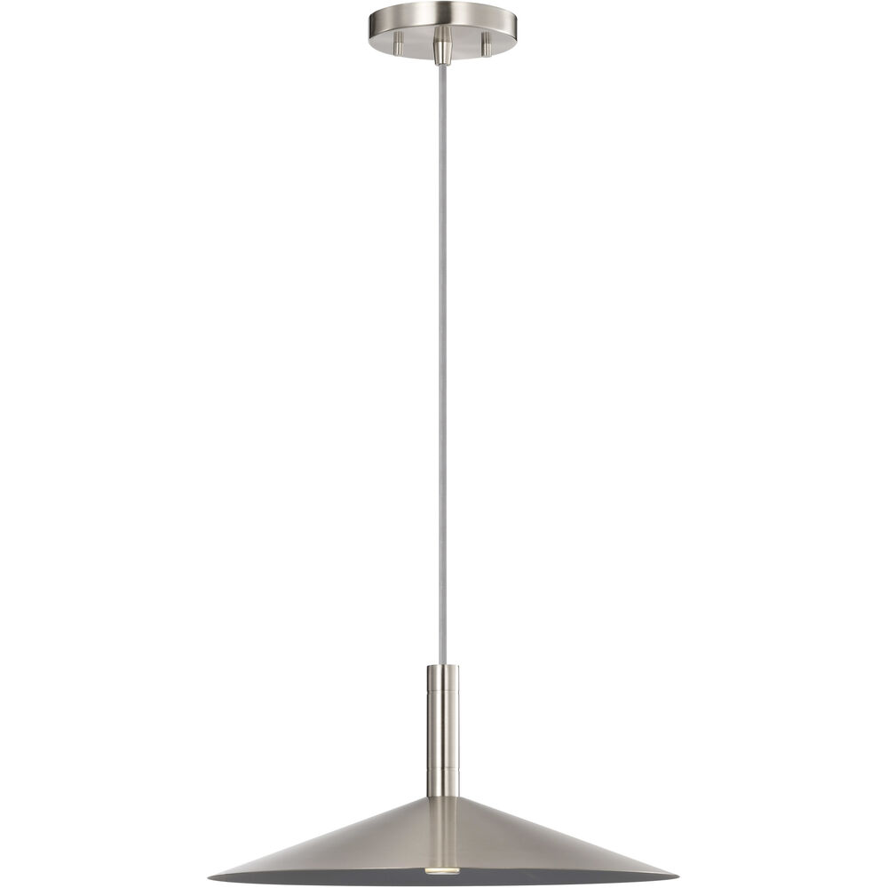 Nuvo Lighting Corrine LED 14 Inch Brushed Nickel Pendant Ceiling Light