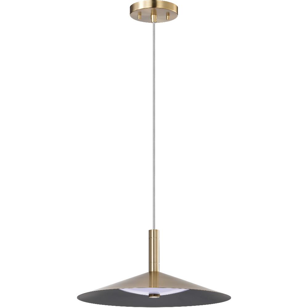 nuvo lighting Corrine LED 14 inch Burnished Brass Pendant Ceiling Light