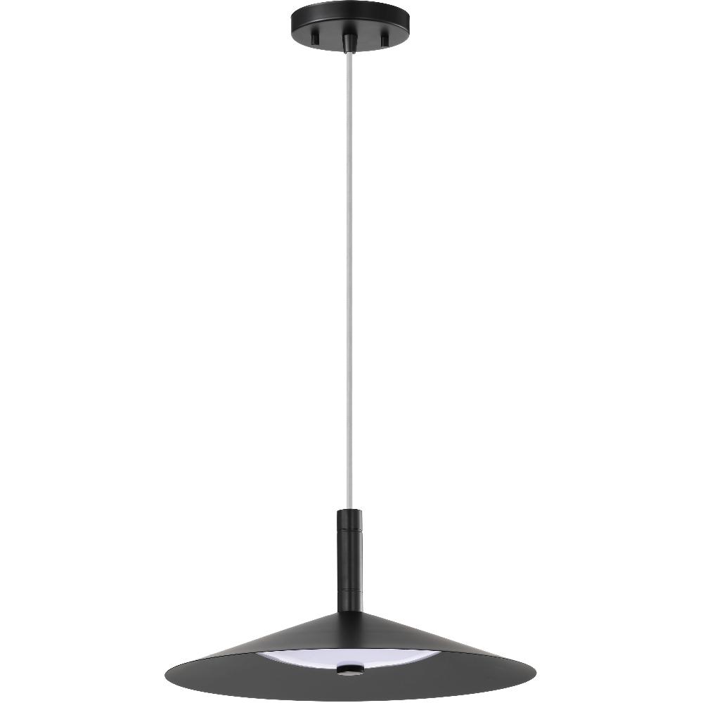 nuvo lighting Corrine LED 14 inch Matte Black Pendant Ceiling Light