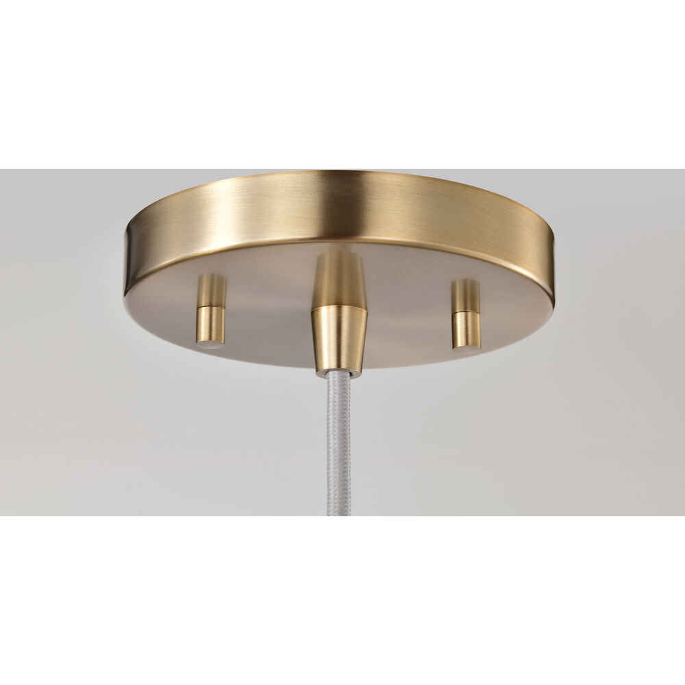 Nuvo Lighting Corrine LED 18 Inch Burnished Brass Pendant Ceiling Light