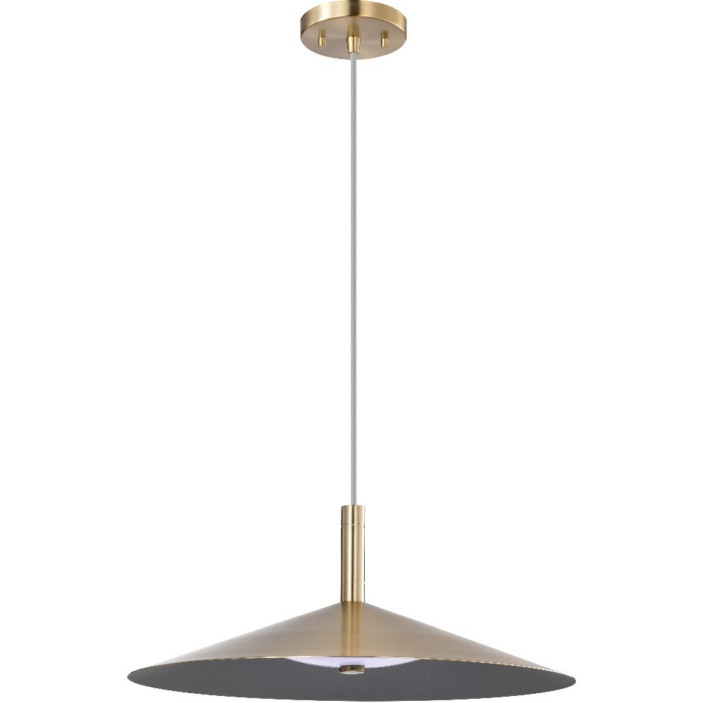 nuvo lighting Corrine LED 18 inch Burnished Brass Pendant Ceiling Light