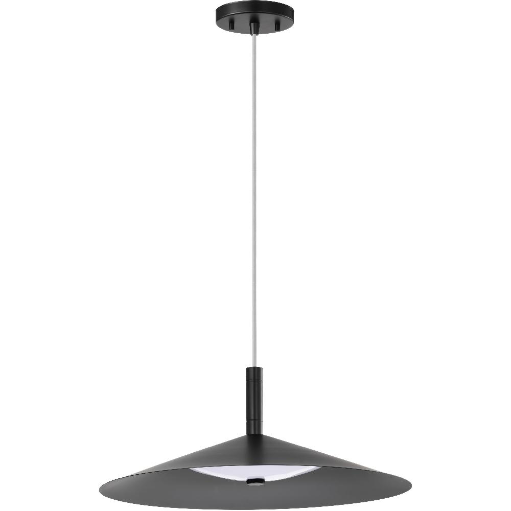nuvo lighting Corrine LED 18 inch Matte Black Pendant Ceiling Light