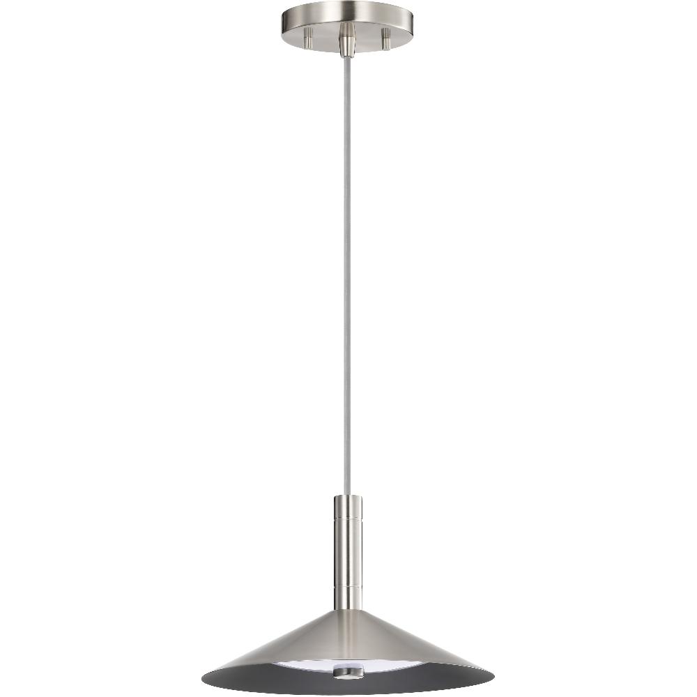 nuvo lighting Corrine LED 9.88 inch Brushed Nickel Pendant Ceiling Light