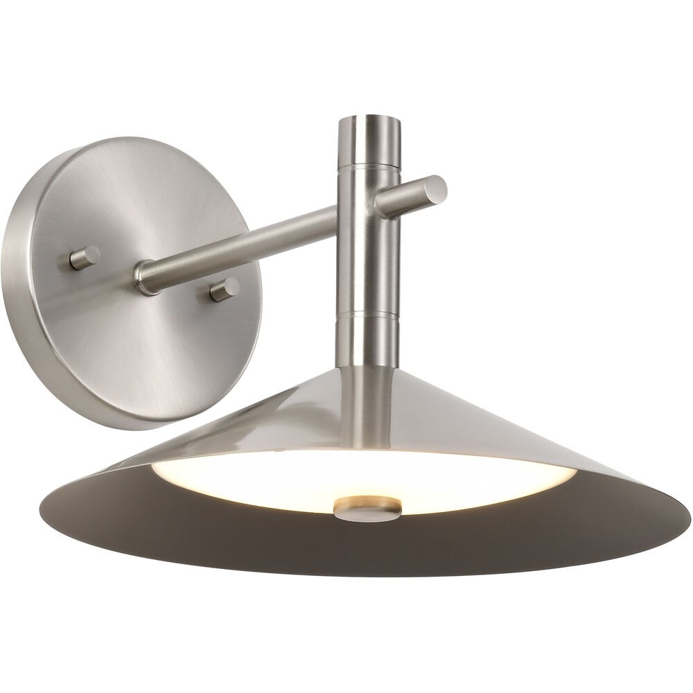 Nuvo Lighting Corrine LED 9.88 Inch Brushed Nickel Vanity Light Wall Light