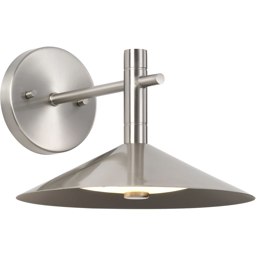 Nuvo Lighting Corrine LED 9.88 Inch Brushed Nickel Vanity Light Wall Light