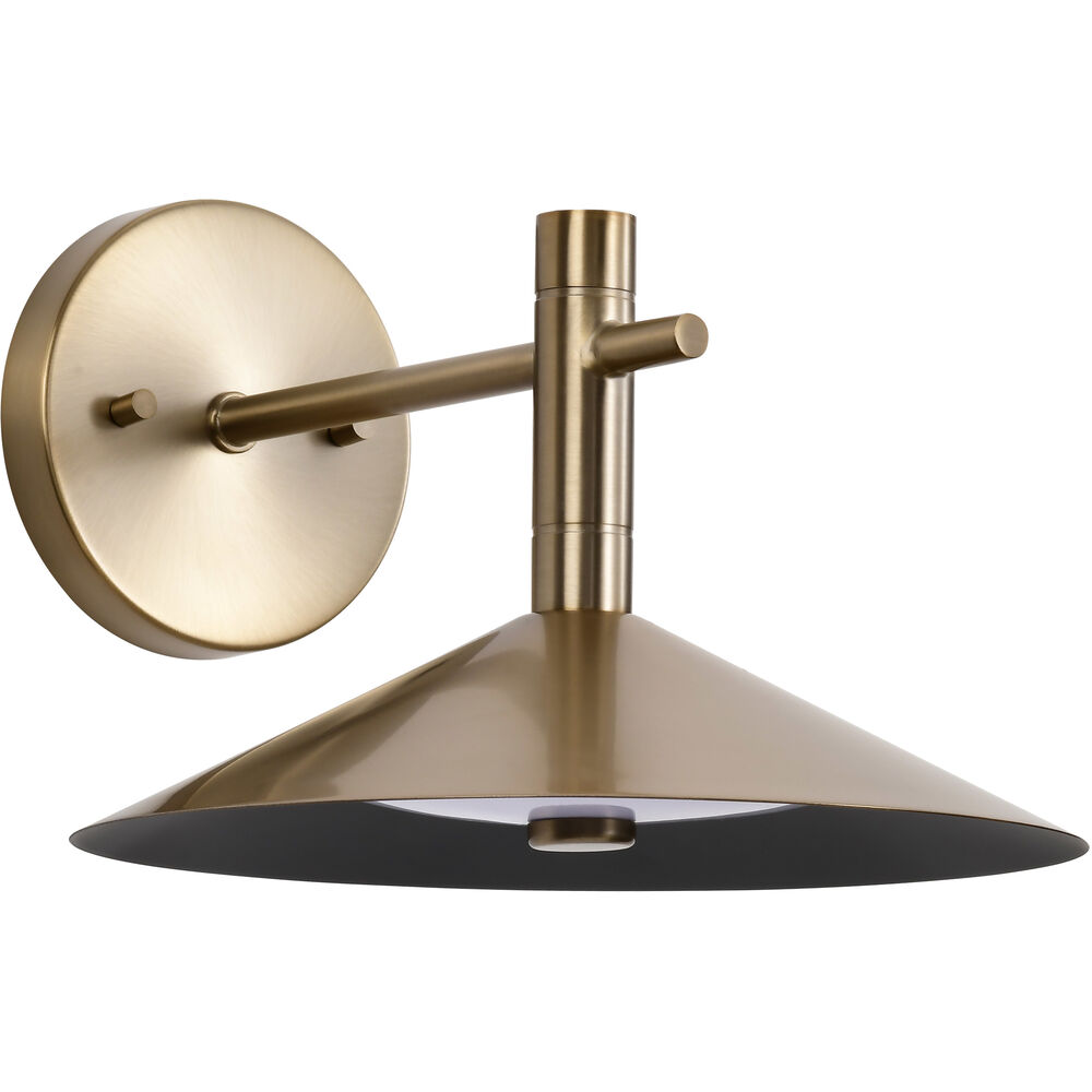 Nuvo Lighting Corrine LED 9.88 Inch Burnished Brass Vanity Light Wall Light
