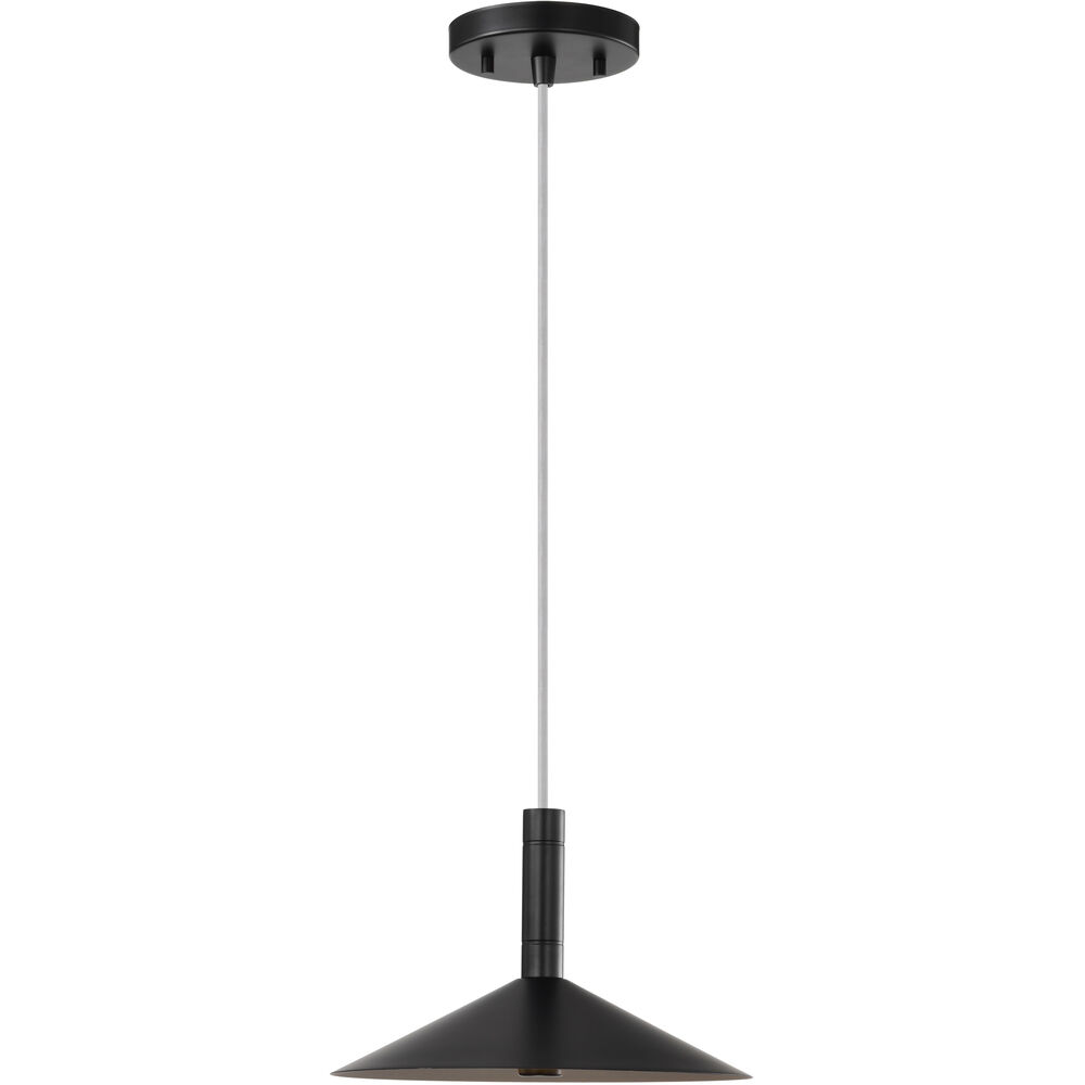 Nuvo Lighting Corrine LED 9.88 Inch Matte Black Pendant Ceiling Light