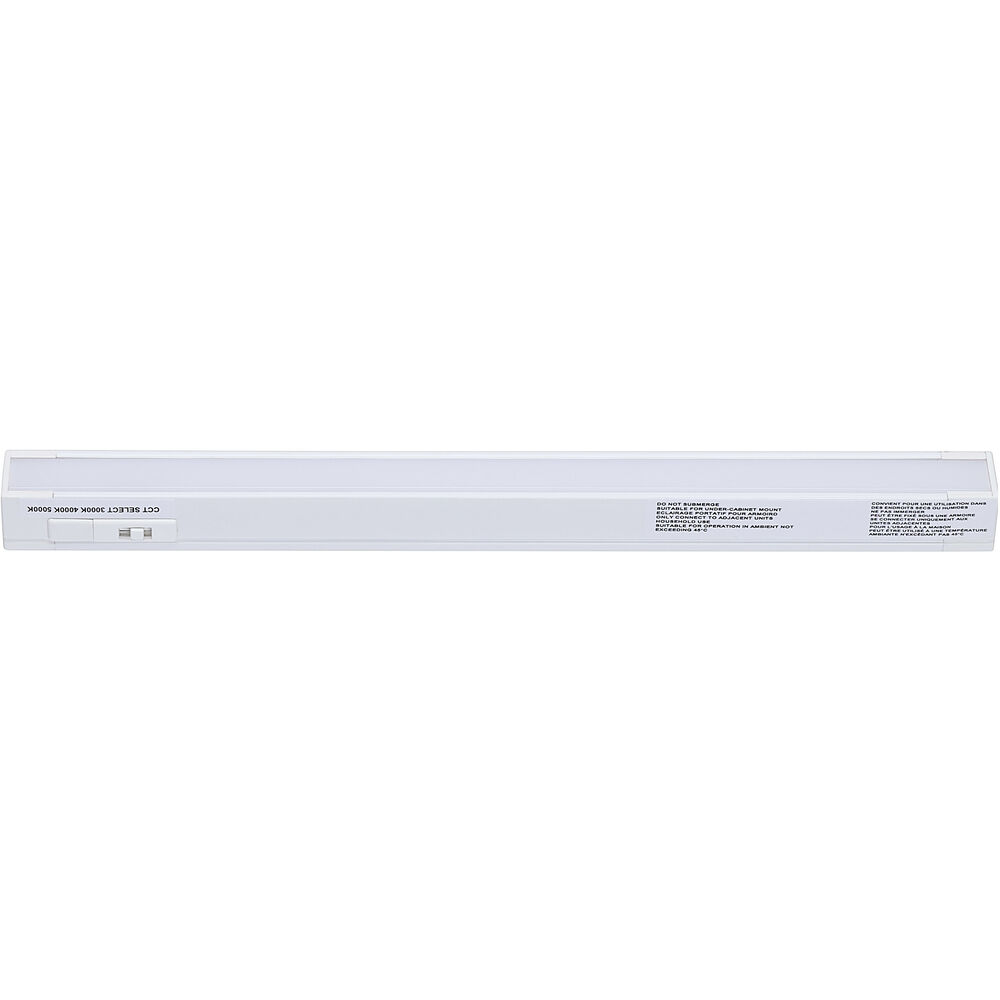 Nuvo Lighting CounterQuickSlim 120 LED 10 Inch White Under Cabinet & Cove