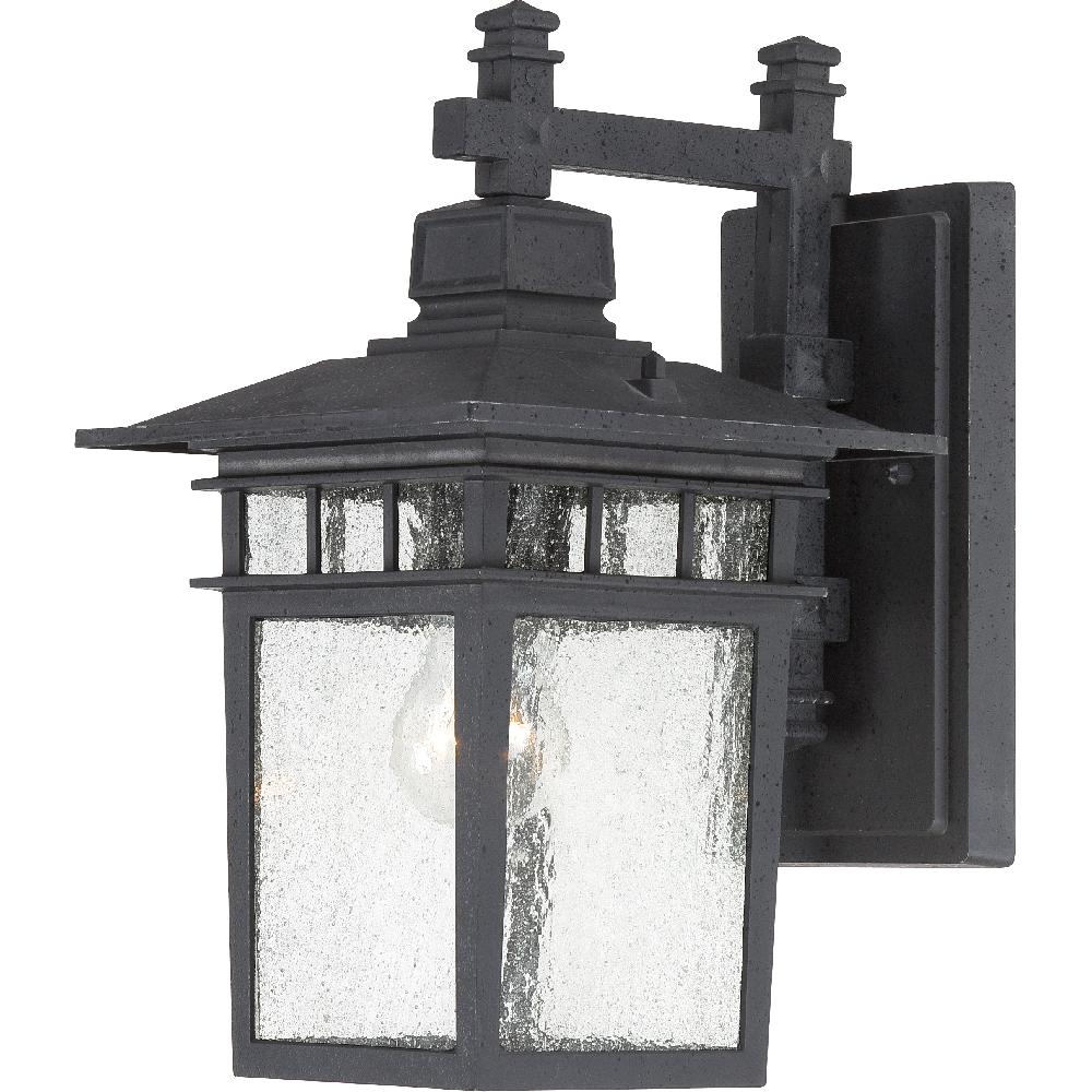 nuvo lighting Cove Neck 1 Light 14 inch Textured Black Outdoor Wall Light