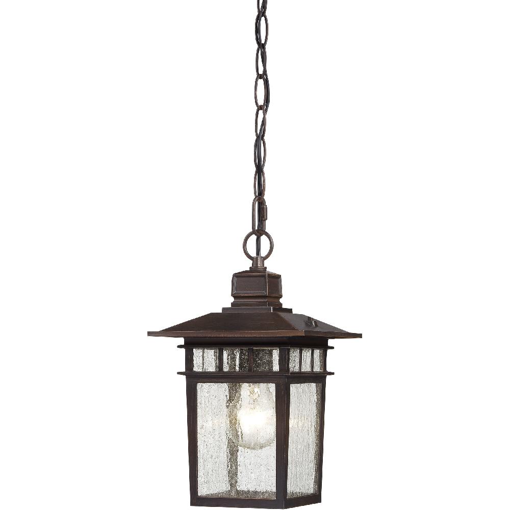 nuvo lighting Cove Neck 1 Light 7 inch Rustic Bronze Outdoor Hanging Lantern