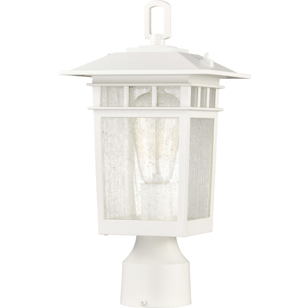 Nuvo Lighting Cove Neck 14 Inch White Post Lantern Small