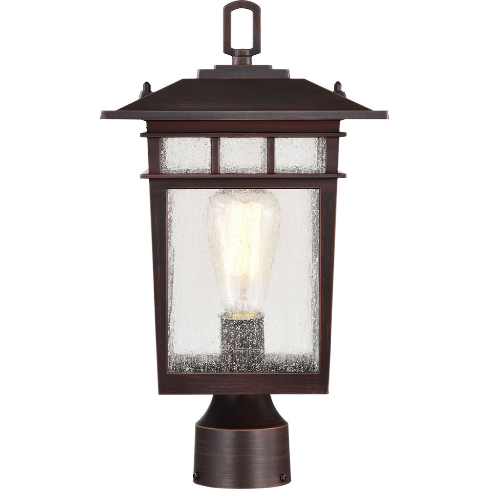 Nuvo Lighting Cove Neck 16 Inch Rustic Bronze Post Lantern Large