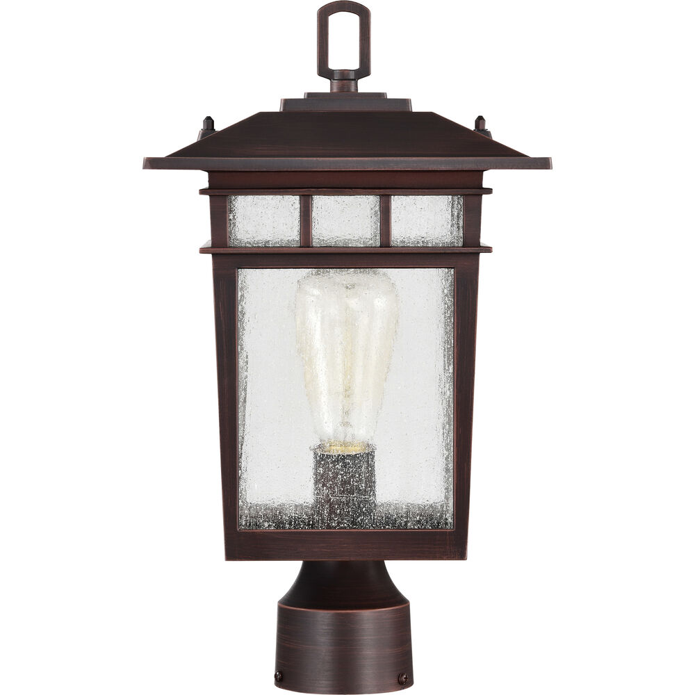 Nuvo Lighting Cove Neck 16 Inch Rustic Bronze Post Lantern Large