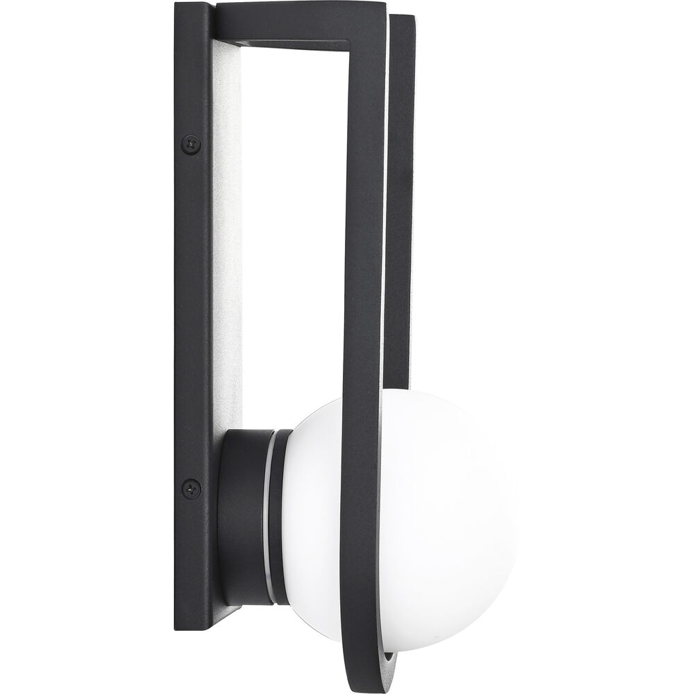 Nuvo Lighting Cradle LED 12 Inch Matte Black Outdoor Wall Sconce