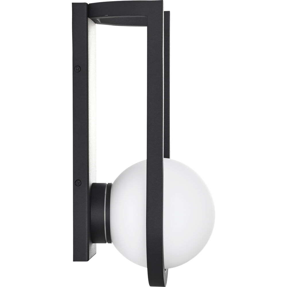 Nuvo Lighting Cradle LED 15 Inch Matte Black Outdoor Wall Sconce