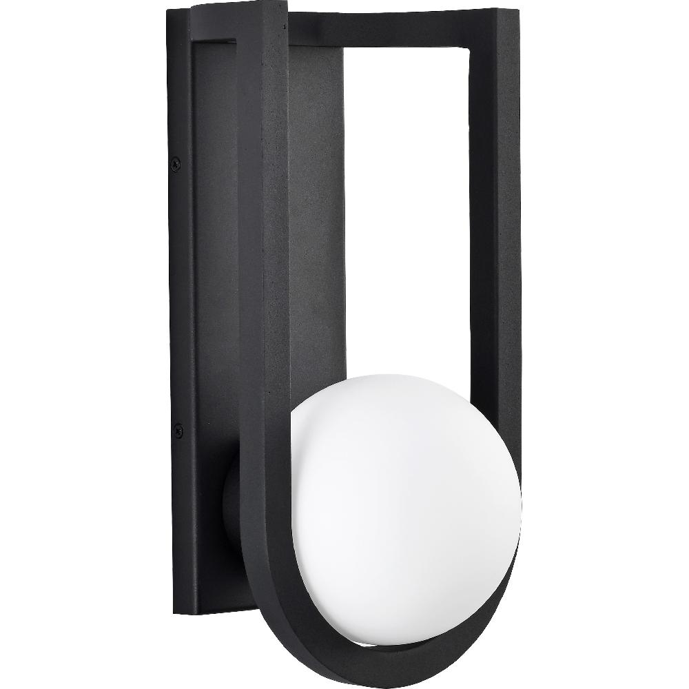 nuvo lighting Cradle LED 15 inch Matte Black Outdoor Wall Sconce