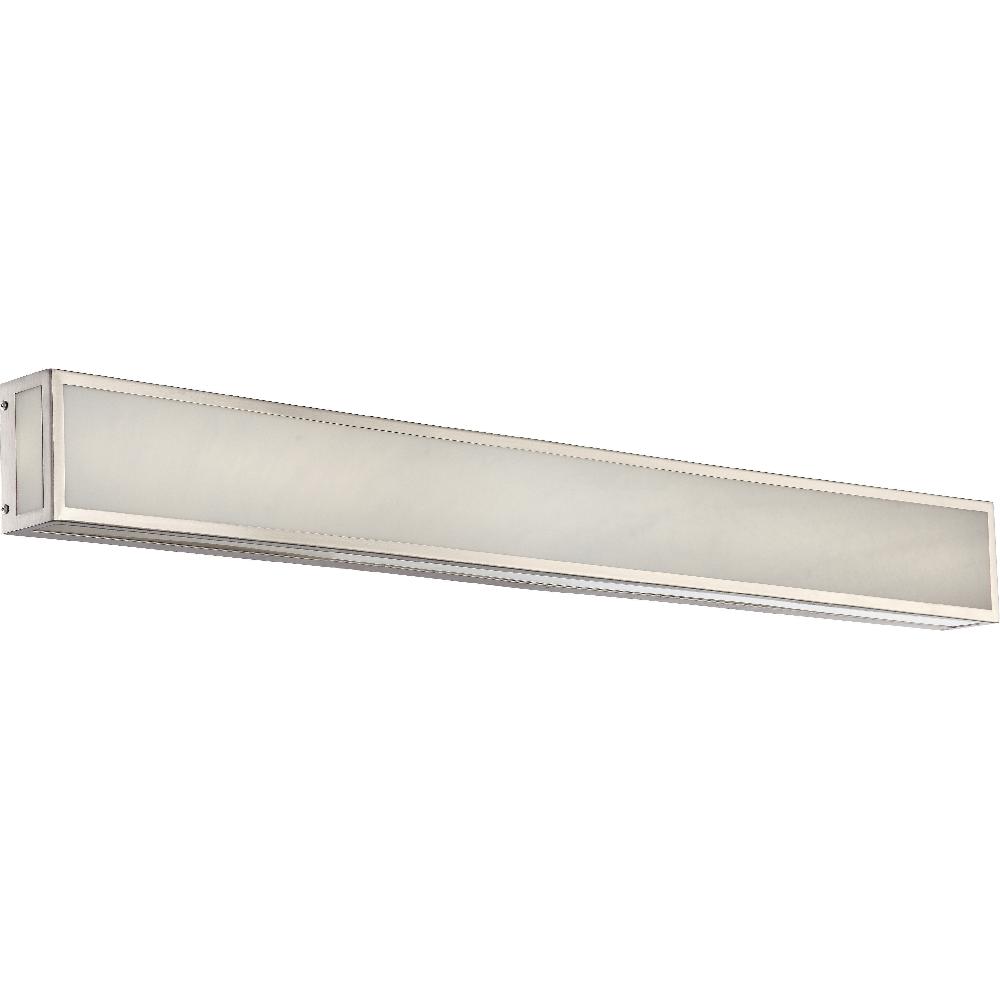 nuvo lighting Crate LED 36 inch Brushed Nickel Vanity Light Wall Light
