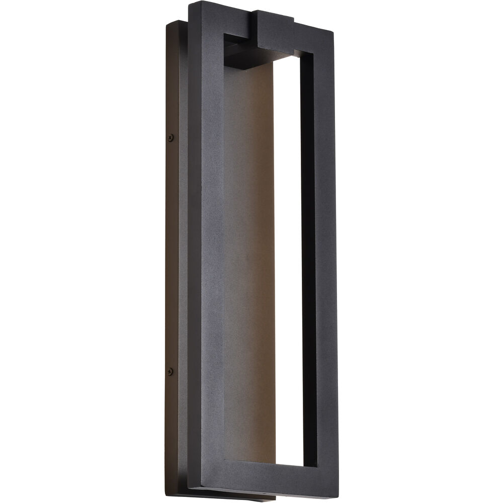 Nuvo Lighting Crew LED 19.13 Inch Sand Black Outdoor Wall Light