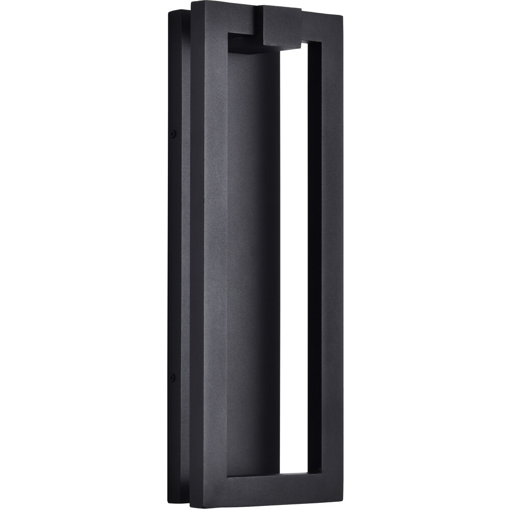 Nuvo Lighting Crew LED 19.13 Inch Sand Black Outdoor Wall Light