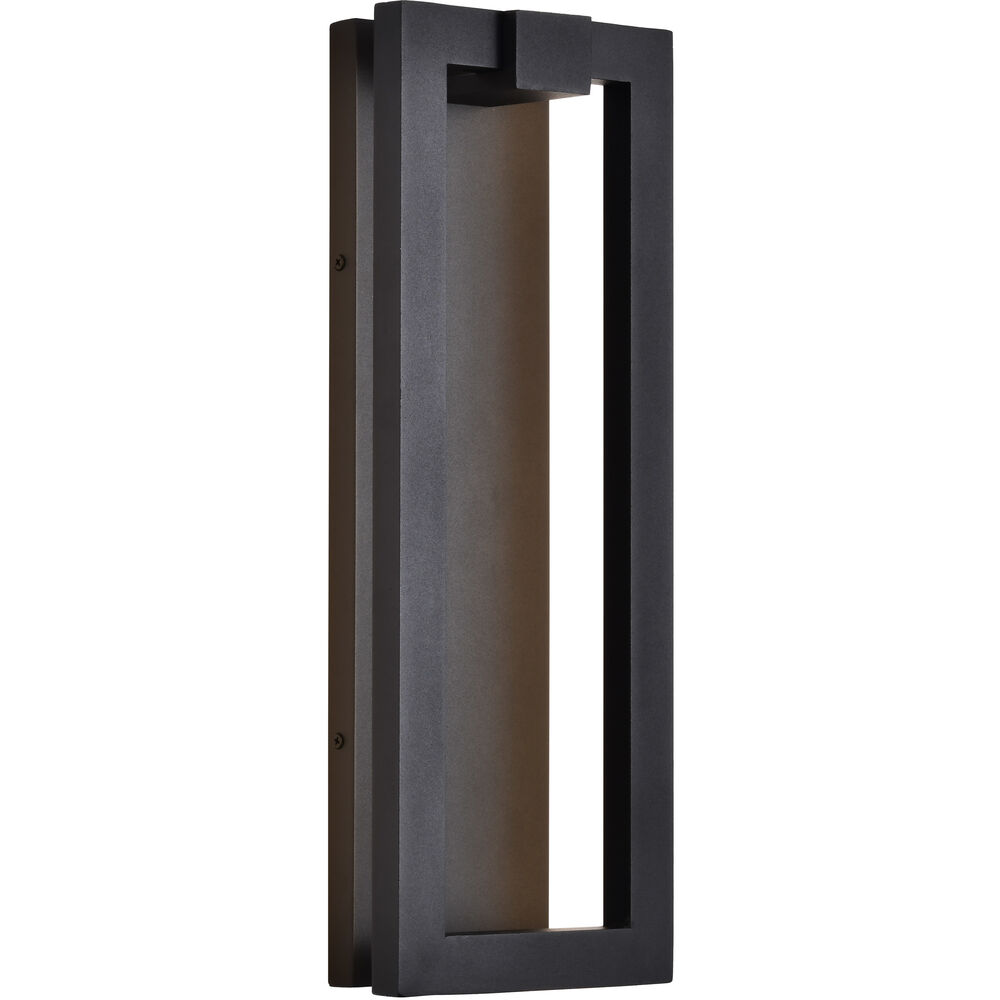 Nuvo Lighting Crew LED 19.13 Inch Sand Black Outdoor Wall Light