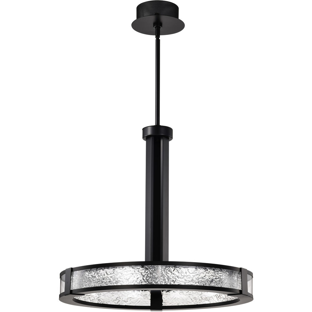 Nuvo Lighting Darrow LED 24 Inch Matte Black Pendant Ceiling Light