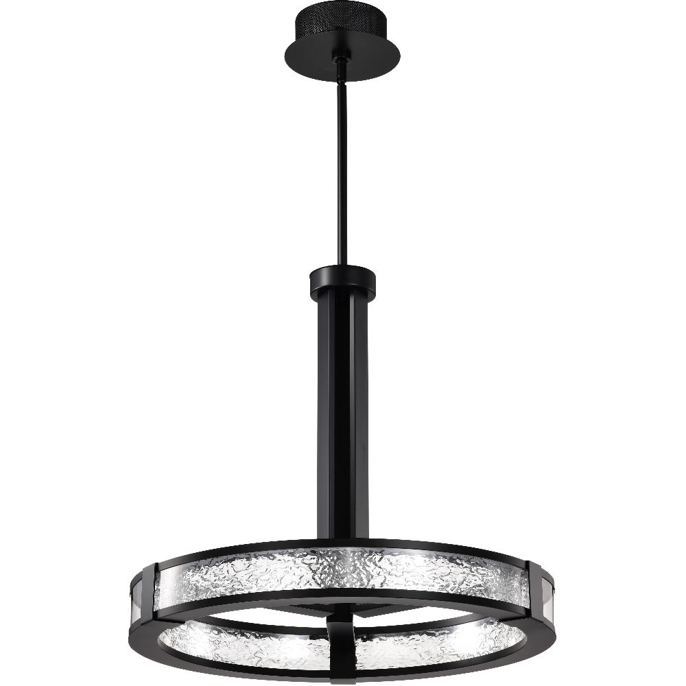 nuvo lighting Darrow LED 24 inch Matte Black Pendant Ceiling Light