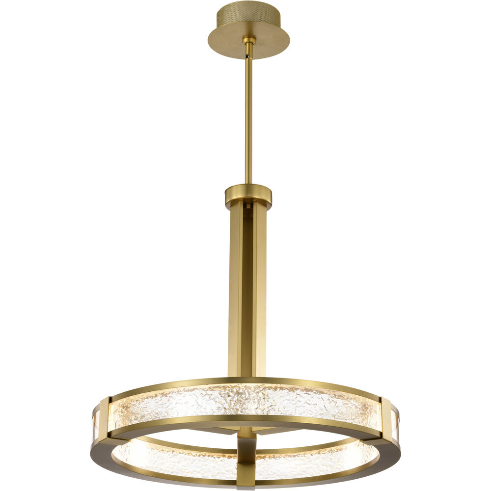 Nuvo Lighting Darrow LED 24 Inch Vintage Brass Pendant Ceiling Light