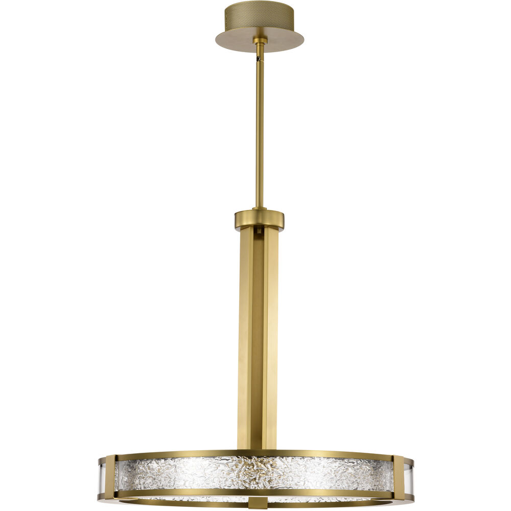 Nuvo Lighting Darrow LED 24 Inch Vintage Brass Pendant Ceiling Light