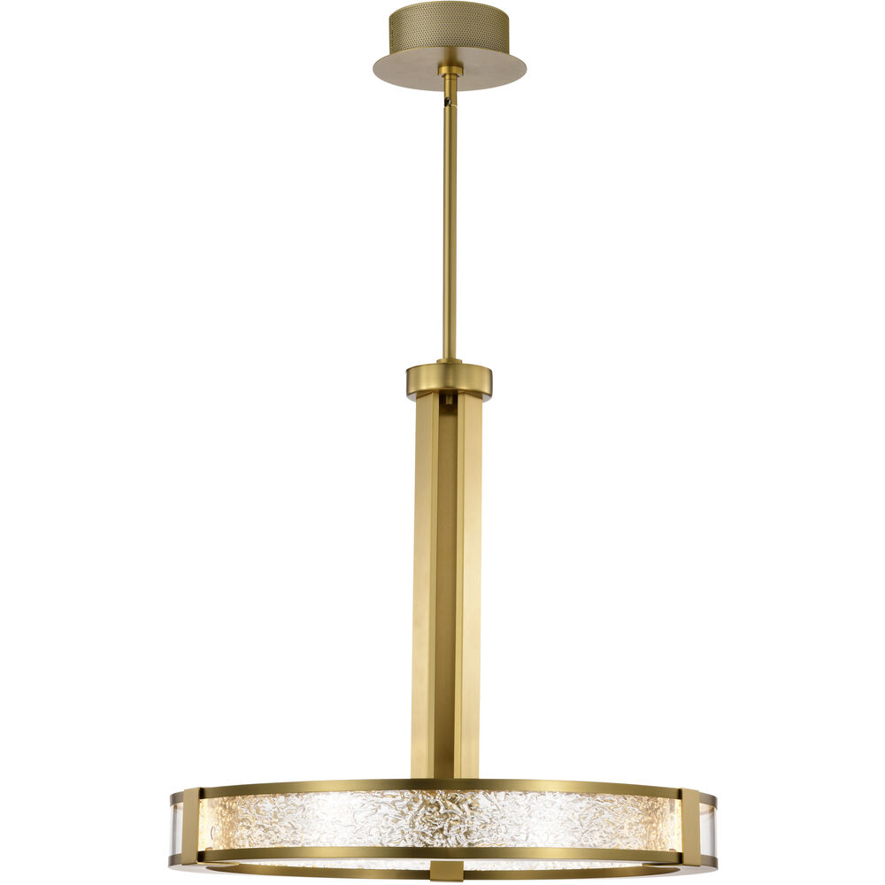 Nuvo Lighting Darrow LED 24 Inch Vintage Brass Pendant Ceiling Light