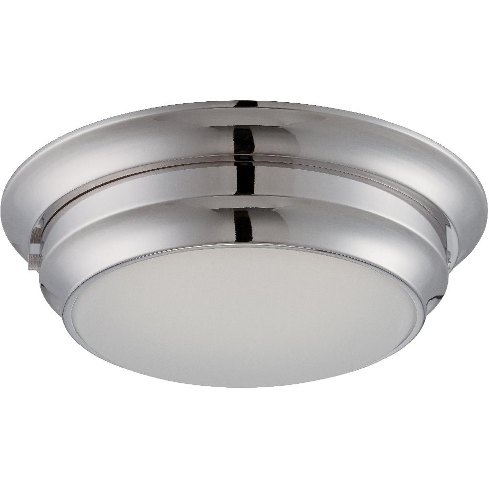 nuvo lighting Dash LED 14 inch Brushed Nickel Flush Mount Ceiling Light