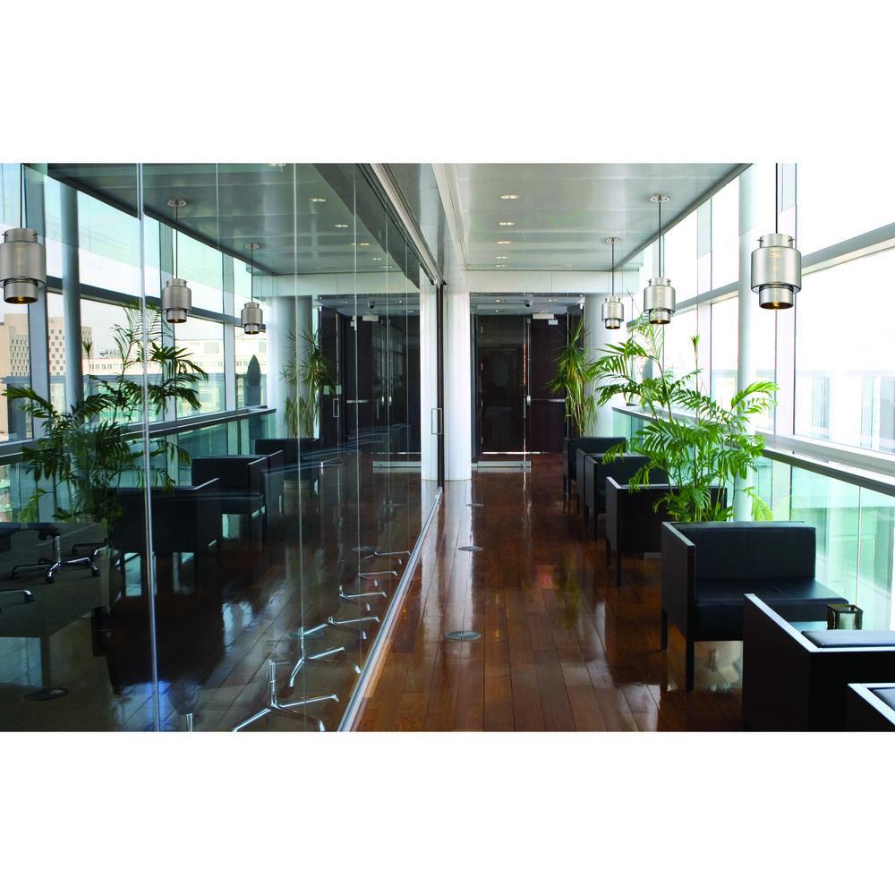 Nuvo Lighting Del LED 6.75 Inch Brushed Nickel Mini Pendant Ceiling Light