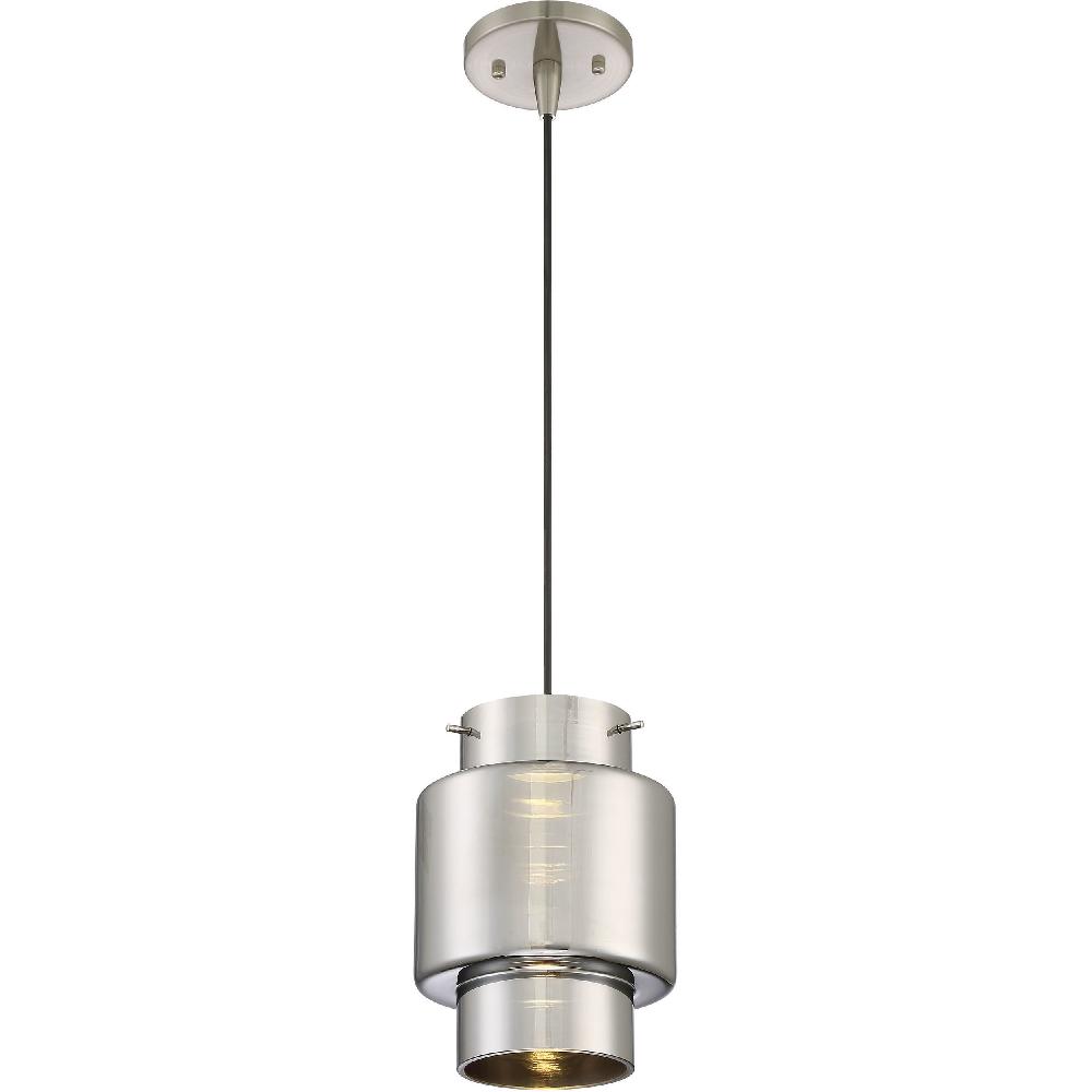nuvo lighting Del LED 6.75 inch Brushed Nickel Mini Pendant Ceiling Light
