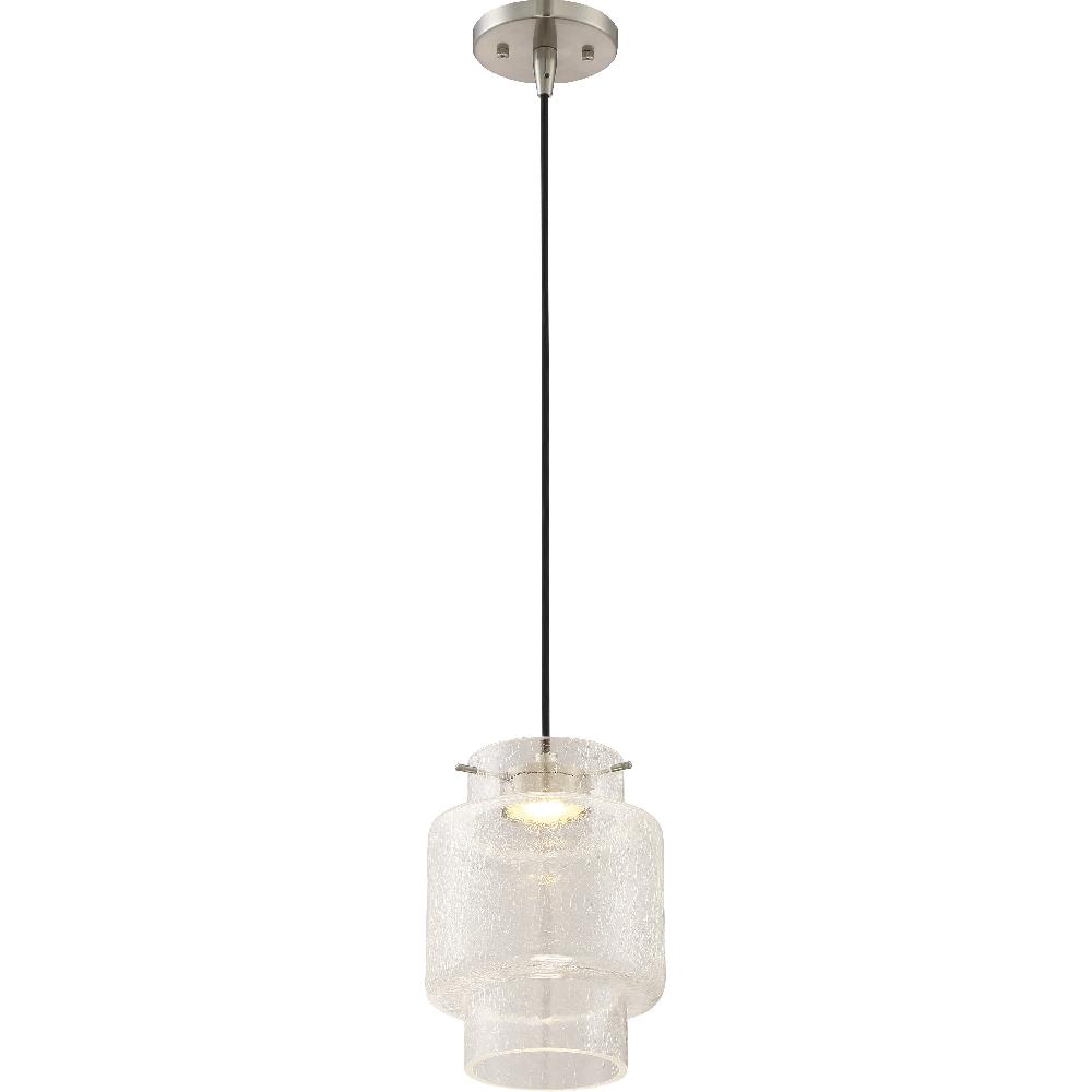 nuvo lighting Del LED 6.75 inch Brushed Nickel Mini Pendant Ceiling Light