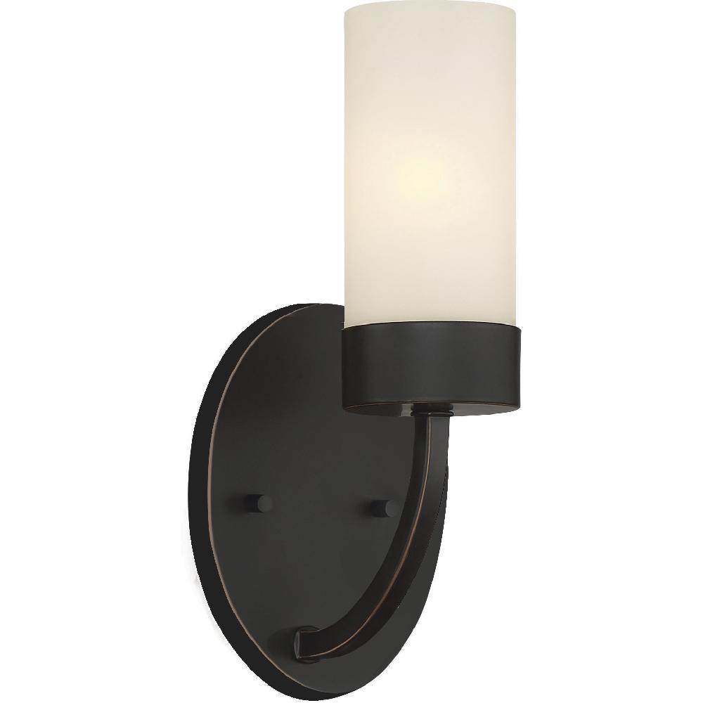 nuvo lighting Denver 1 Light 4.63 inch Mahogany Bronze Vanity Light Wall Light