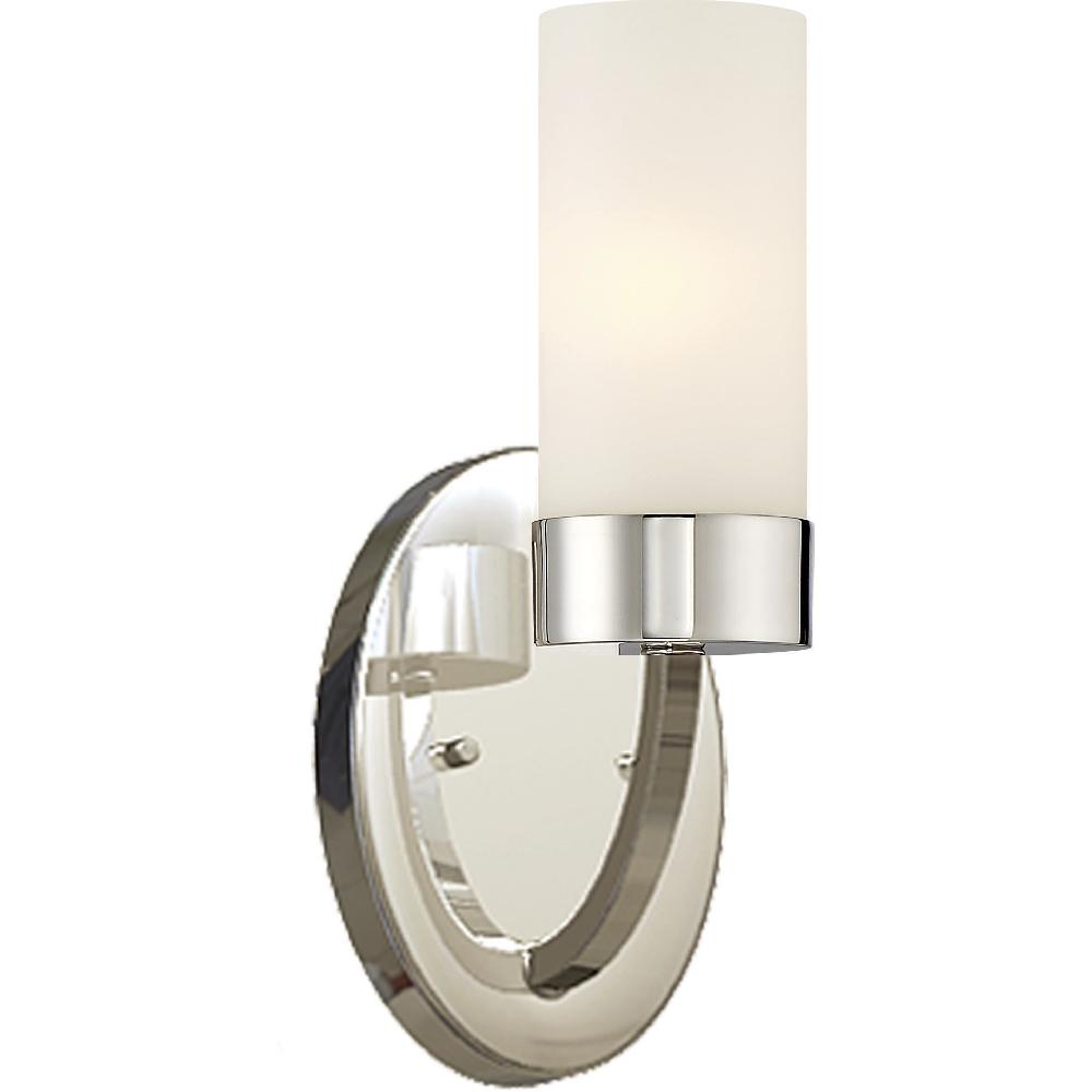 nuvo lighting Denver 1 Light 4.63 inch Polished Nickel Vanity Light Wall Light