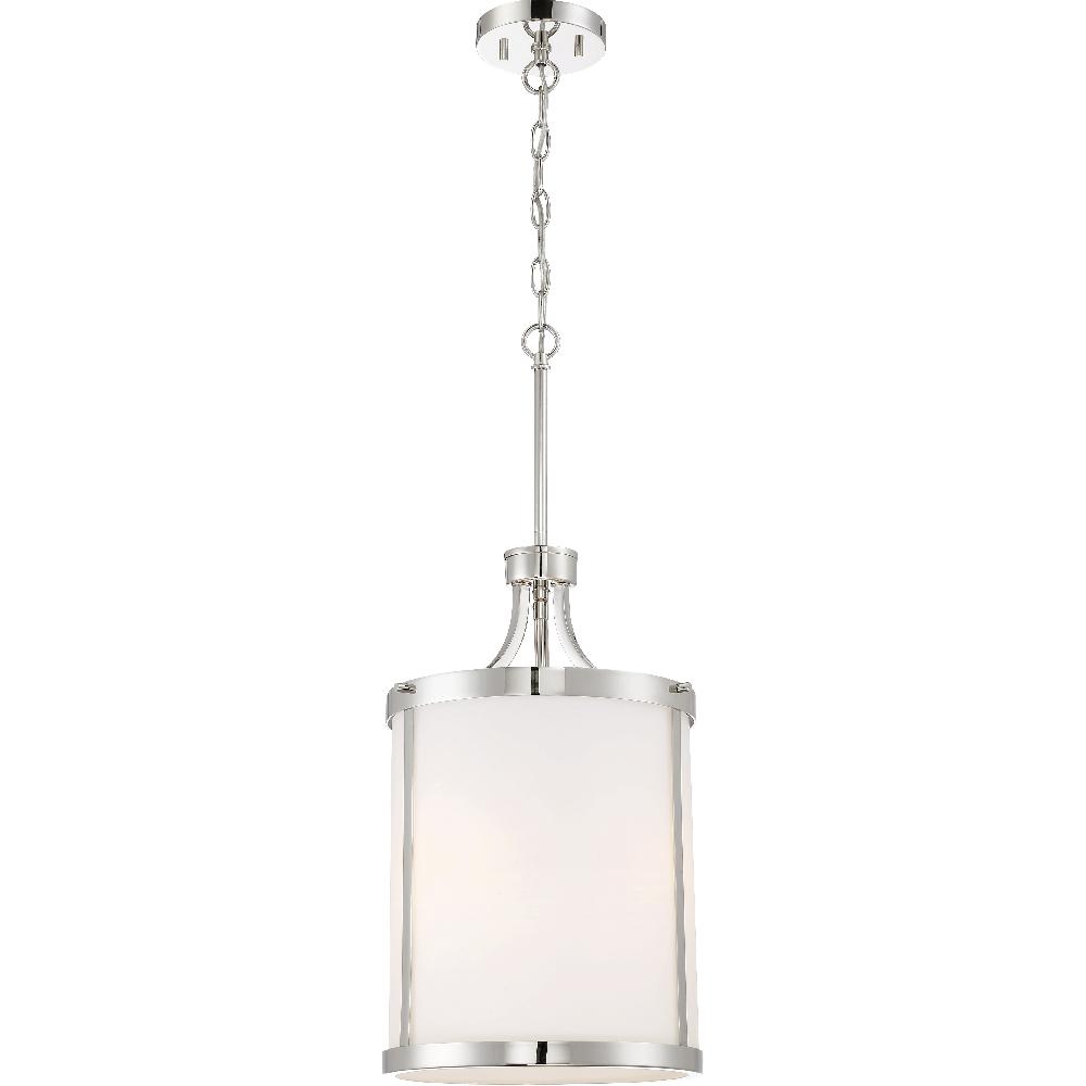 nuvo lighting Denver 3 Light 11.63 inch Polished Nickel Pendant Ceiling Light