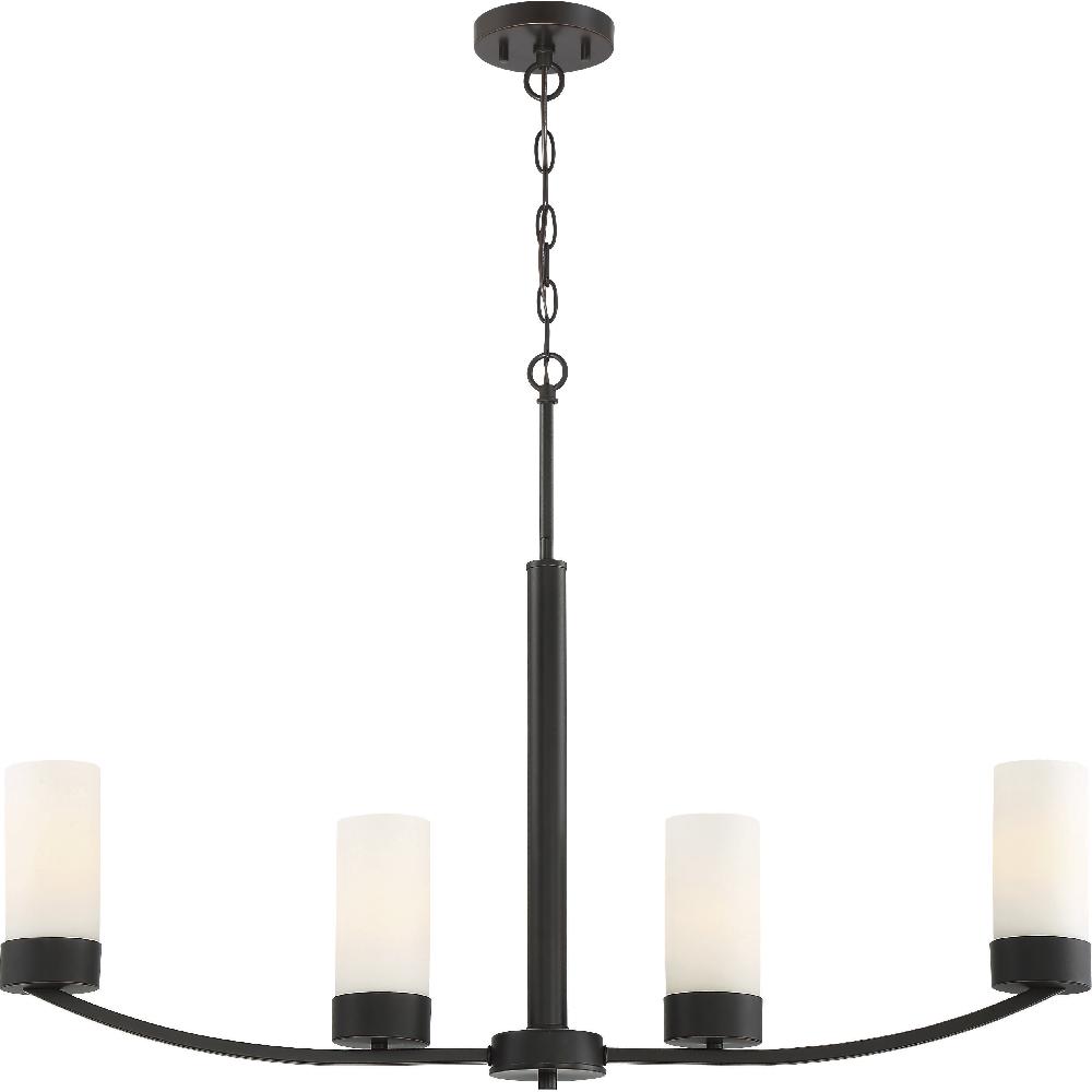 nuvo lighting Denver 4 Light 34 inch Mahogany Bronze Island Pendant Ceiling Light