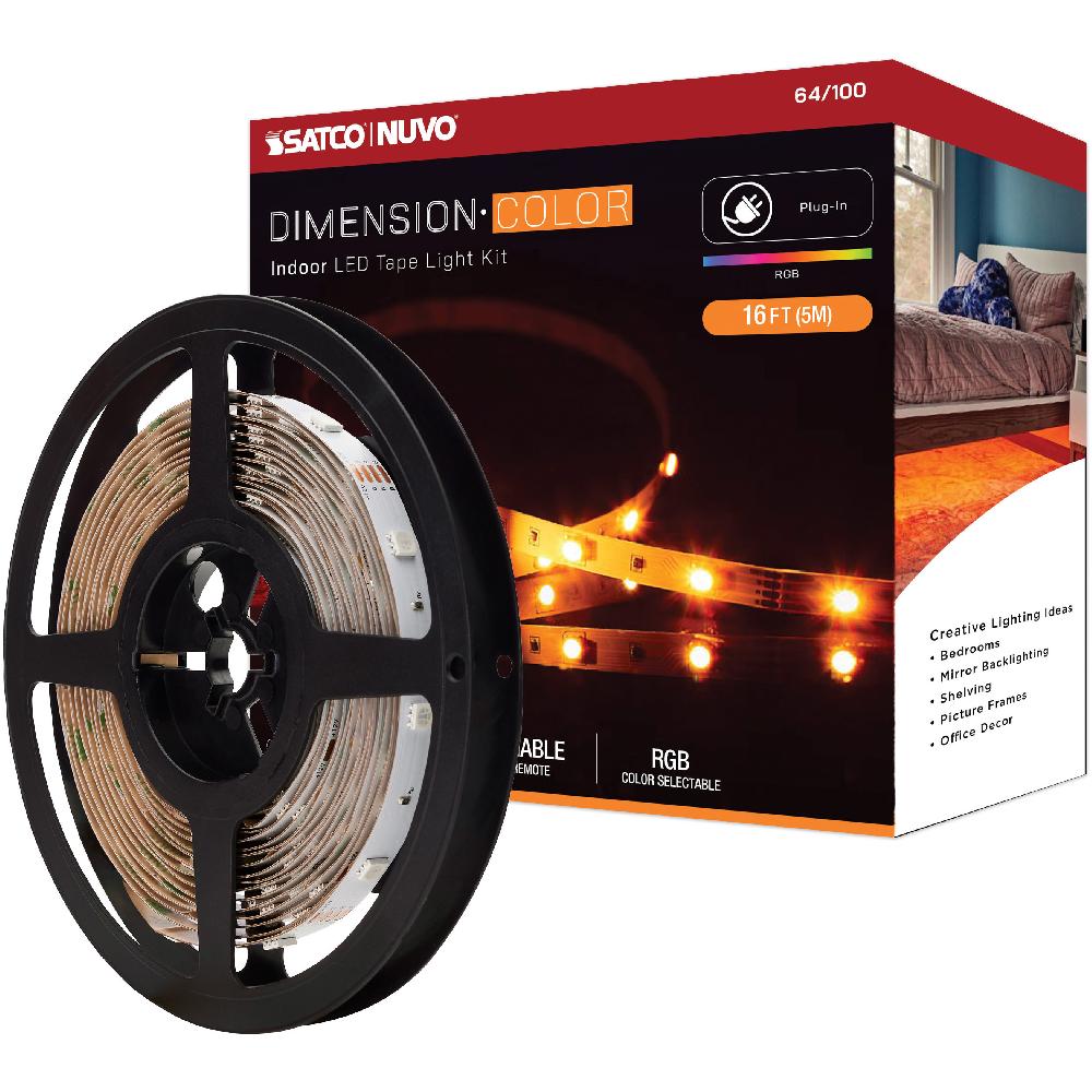 nuvo lighting Dimension White 196.85 inch Tape Light nuvo lighting Dimension White 196.85 inch Tape Light