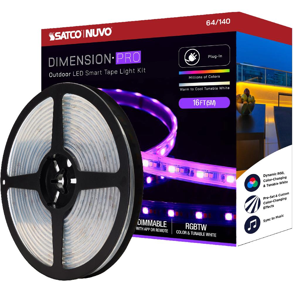 nuvo lighting Dimension White 2700K 196.85 inch Tape Light nuvo lighting Dimension White 2700K 196.85 inch Tape Light