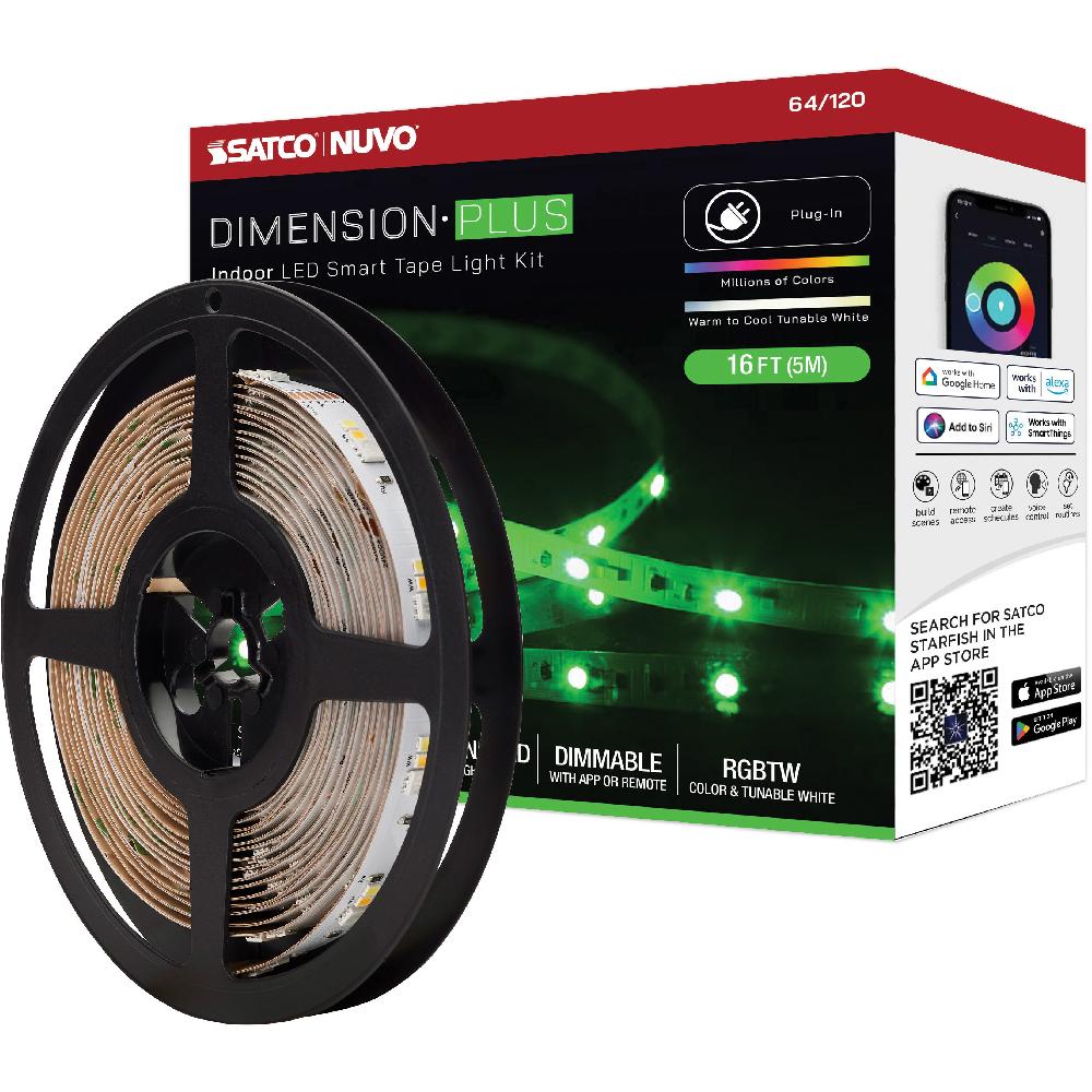 nuvo lighting Dimension White 2700K 196.85 inch Tape Light nuvo lighting Dimension White 2700K 196.85 inch Tape Light