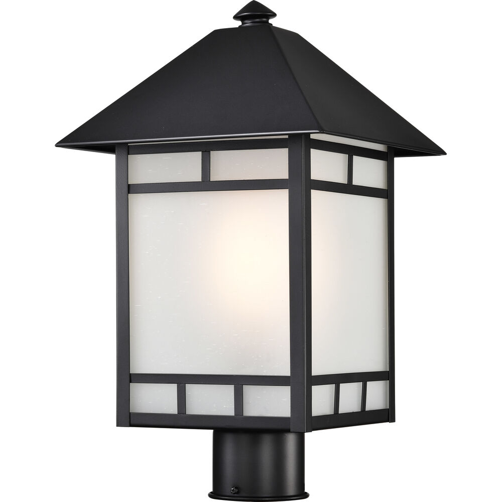 Nuvo Lighting Drexel 1 Light 18 Inch Stone Black Outdoor Post Light