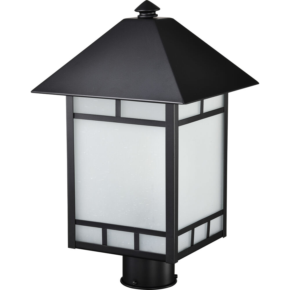Nuvo Lighting Drexel 1 Light 18 Inch Stone Black Outdoor Post Light